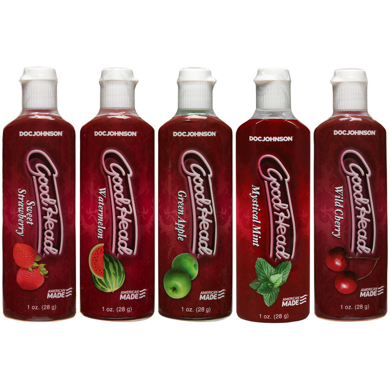 Buy Goodhead Oral Delight Gel 5 - Pack - Flavoured Oral Lotions - Set of 5 x 30 ml Bottles at NZ’s Mega Adult Toys Store. Discover premium sex toys with discreet shipping at the best price in NZ