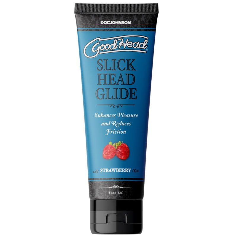 Buy GoodHead Slick Head Glide - Strawberry - Strawberry Flavoured Lubricant - 120 ml Tube at NZ’s Mega Adult Toys Store. Discover premium sex toys with discreet shipping at the best price in NZ