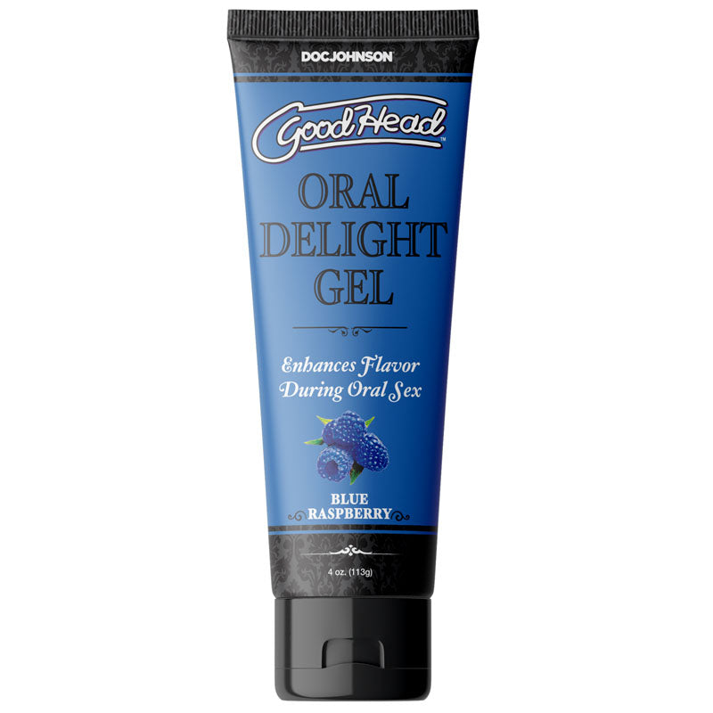 Buy GoodHead Oral Delight Gel - Blue Raspberry - Blue Raspberry Flavoured Oral Gel - 120 ml Tube at NZ’s Mega Adult Toys Store. Discover premium sex toys with discreet shipping at the best price in NZ