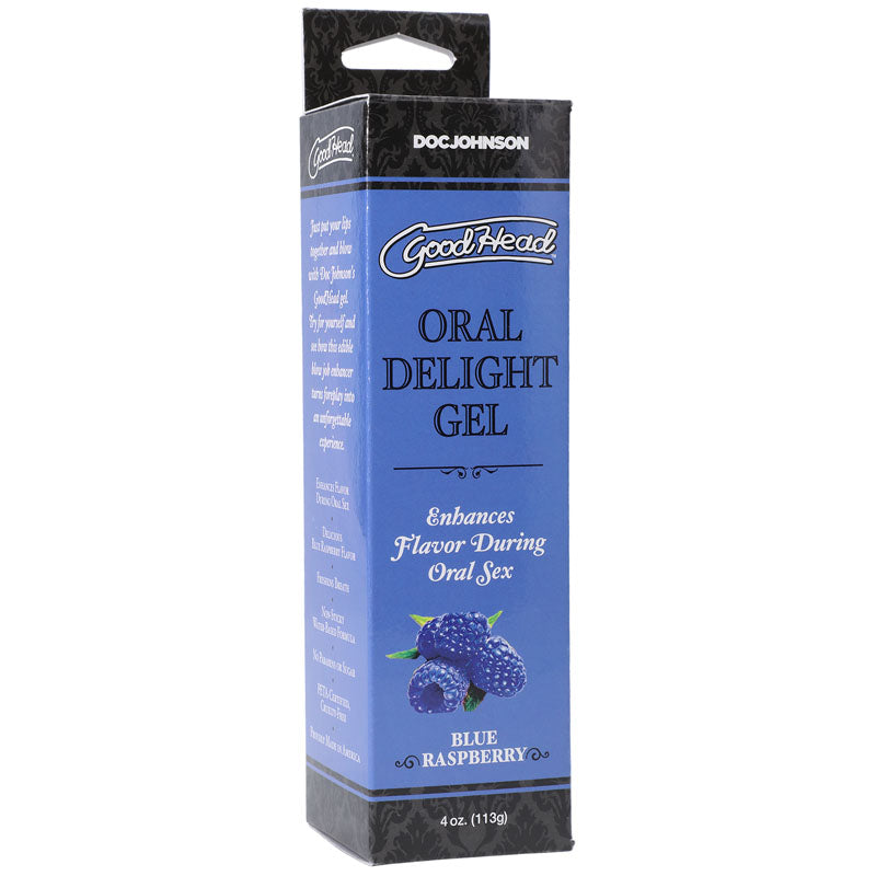 Buy GoodHead Oral Delight Gel - Blue Raspberry - Blue Raspberry Flavoured Oral Gel - 120 ml Tube at NZ’s Mega Adult Toys Store. Discover premium sex toys with discreet shipping at the best price in NZ