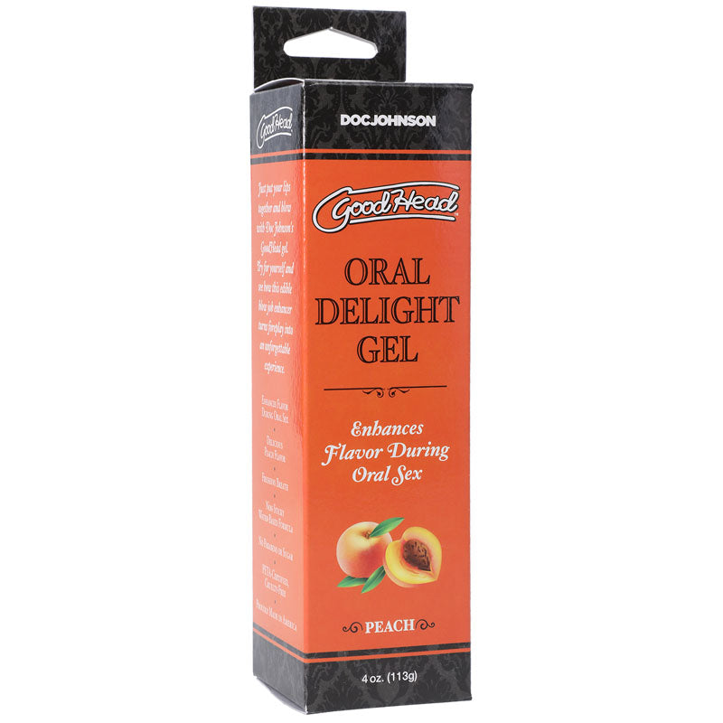 Buy GoodHead Oral Delight Gel - Peach - Peach Flavoured Oral Gel - 120 ml Tube at NZ’s Mega Adult Toys Store. Discover premium sex toys with discreet shipping at the best price in NZ