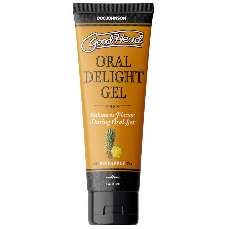 Buy GoodHead Oral Delight Gel - Pineapple - Pineapple Flavoured Oral Gel - 120 ml Tube at NZ’s Mega Adult Toys Store. Discover premium sex toys with discreet shipping at the best price in NZ