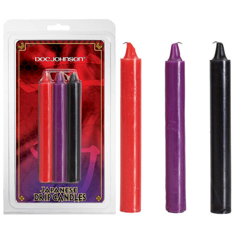 Buy Japanese Drip Candles - Coloured - Multi - Coloured 3 - Pack at NZ’s Mega Adult Toys Store. Discover premium sex toys with discreet shipping at the best price in NZ