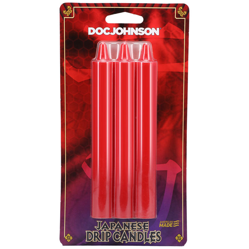 Buy Japanese Drip Candles - Red - Red 3 - Pack at NZ’s Mega Adult Toys Store. Discover premium sex toys with discreet shipping at the best price in NZ