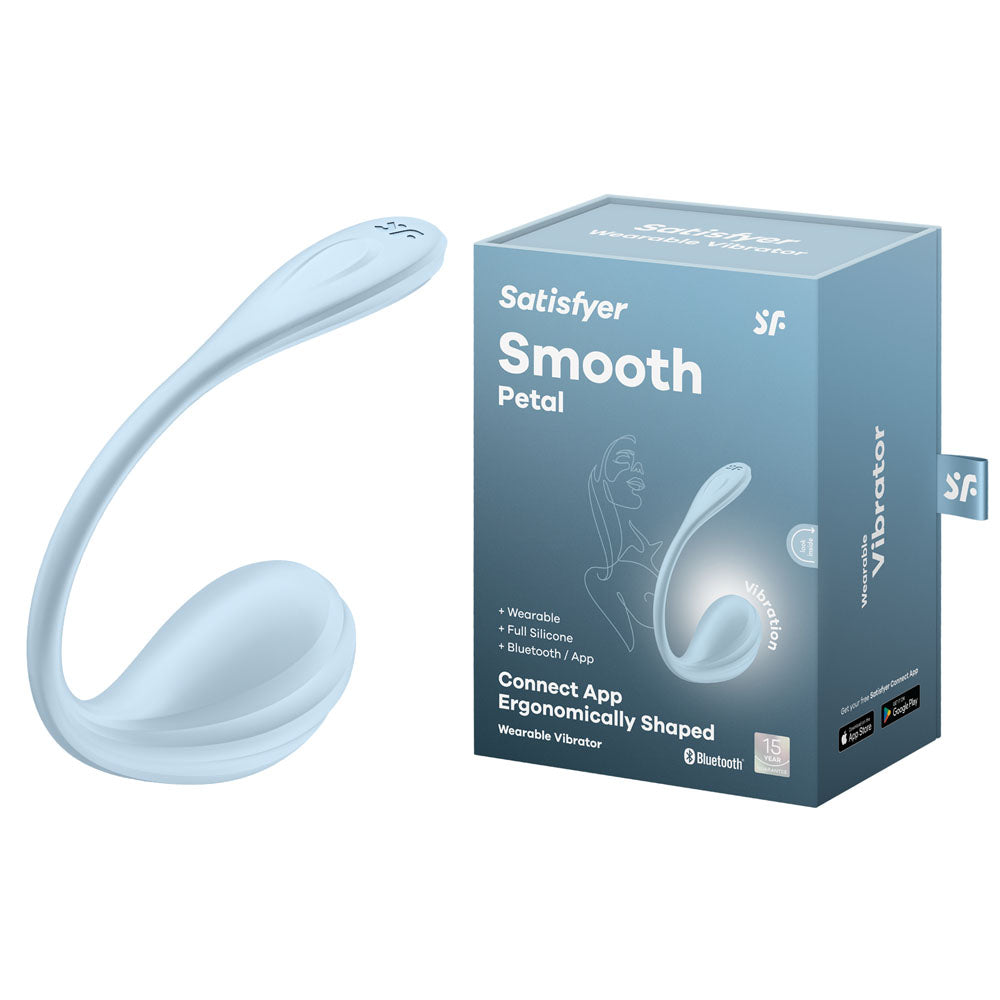 Buy Satisfyer Smooth Petal - Light Blue - Light Blue USB Rechargeable Wearable Stimulator with App Control at NZ’s Mega Adult Toys Store. Discover premium sex toys with discreet shipping at the best price in NZ