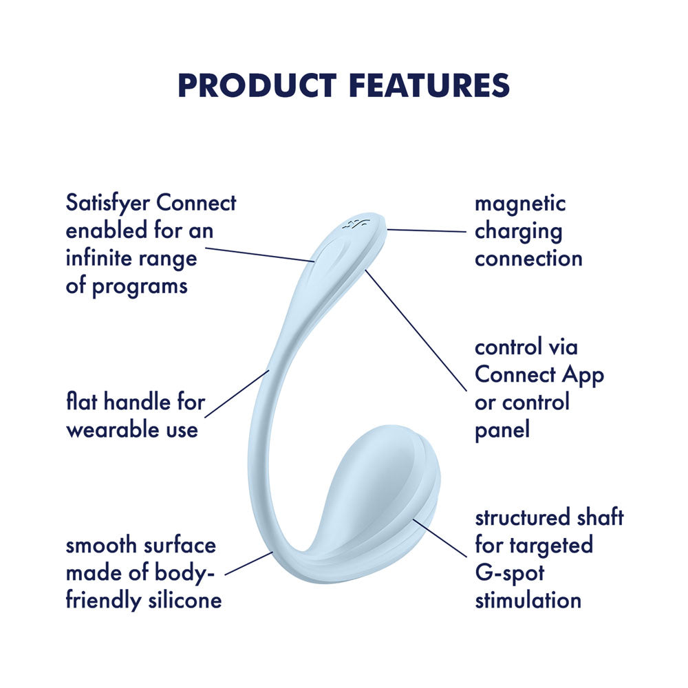 Buy Satisfyer Smooth Petal - Light Blue - Light Blue USB Rechargeable Wearable Stimulator with App Control at NZ’s Mega Adult Toys Store. Discover premium sex toys with discreet shipping at the best price in NZ