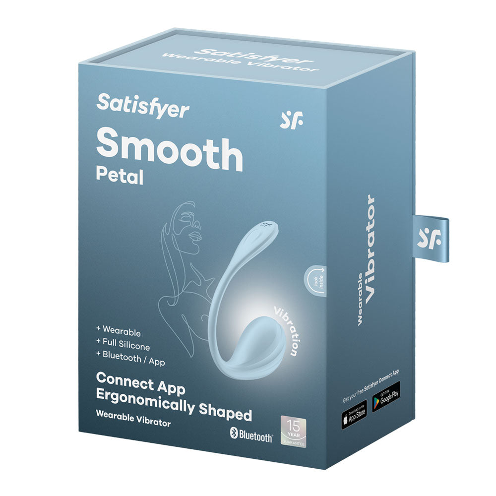 Buy Satisfyer Smooth Petal - Light Blue - Light Blue USB Rechargeable Wearable Stimulator with App Control at NZ’s Mega Adult Toys Store. Discover premium sex toys with discreet shipping at the best price in NZ