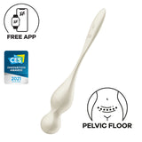 Buy Satisfyer Love Birds 1 - White - White USB Rechargeable Pelvic Floor Trainer with App Control at NZ’s Mega Adult Toys Store. Discover premium sex toys with discreet shipping at the best price in NZ