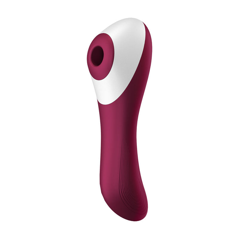 Buy Satisfyer Dual Crush - Red Air Pulse Stimulator with Vibration at NZ’s Mega Adult Toys Store. Discover premium sex toys with discreet shipping at the best price in NZ