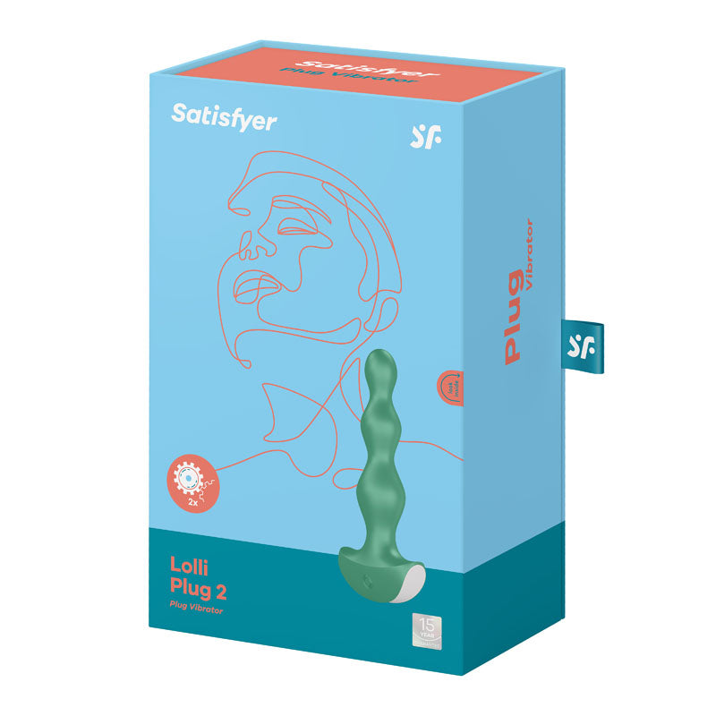 Buy Satisfyer Lolli - Plug 2 - Green Vibrating Anal Beads at NZ’s Mega Adult Toys Store. Discover premium sex toys with discreet shipping at the best price in NZ