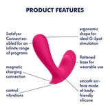 Buy Satisfyer Top Secret - Pink Wearable Vibrator with App Control at NZ’s Mega Adult Toys Store. Discover premium sex toys with discreet shipping at the best price in NZ