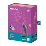 Buy Satisfyer Deep Diver - Black Vibrating Butt Plug with App Control at NZ’s Mega Adult Toys Store. Discover premium sex toys with discreet shipping at the best price in NZ