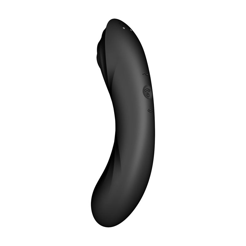 Buy Satisfyer Curvy Trinity 4 - Black USB Rechargeable Air Pulse Stimulator & Vibrator at NZ’s Mega Adult Toys Store. Discover premium sex toys with discreet shipping at the best price in NZ