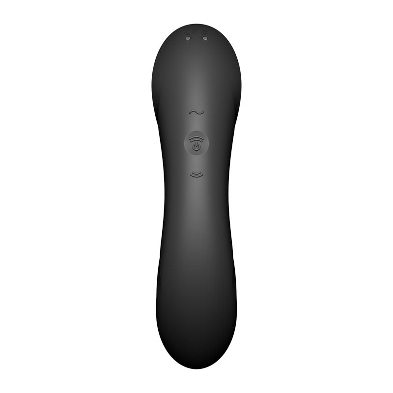 Buy Satisfyer Curvy Trinity 4 - Black USB Rechargeable Air Pulse Stimulator & Vibrator at NZ’s Mega Adult Toys Store. Discover premium sex toys with discreet shipping at the best price in NZ