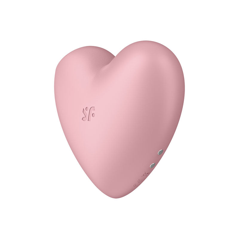 Buy Satisfyer Cutie Heart - Light Pink - Light Pink USB Rechargeable Air Pulsation Stimulator with Vibration at NZ’s Mega Adult Toys Store. Discover premium sex toys with discreet shipping at the best price in NZ