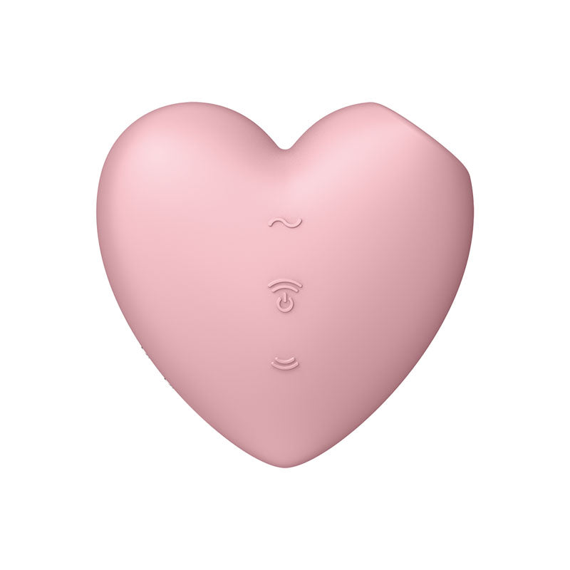 Buy Satisfyer Cutie Heart - Light Pink - Light Pink USB Rechargeable Air Pulsation Stimulator with Vibration at NZ’s Mega Adult Toys Store. Discover premium sex toys with discreet shipping at the best price in NZ