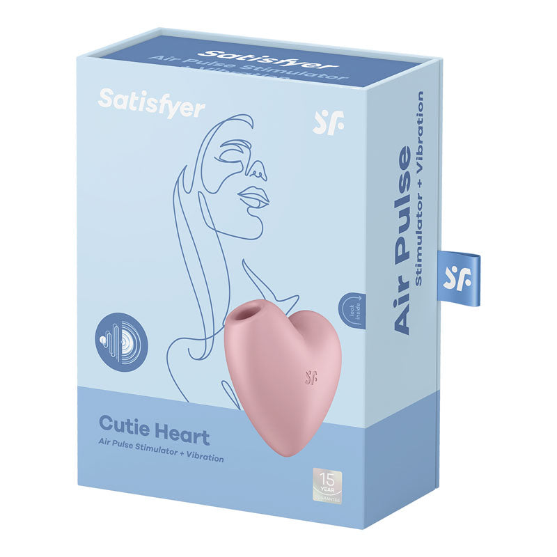 Buy Satisfyer Cutie Heart - Light Pink - Light Pink USB Rechargeable Air Pulsation Stimulator with Vibration at NZ’s Mega Adult Toys Store. Discover premium sex toys with discreet shipping at the best price in NZ