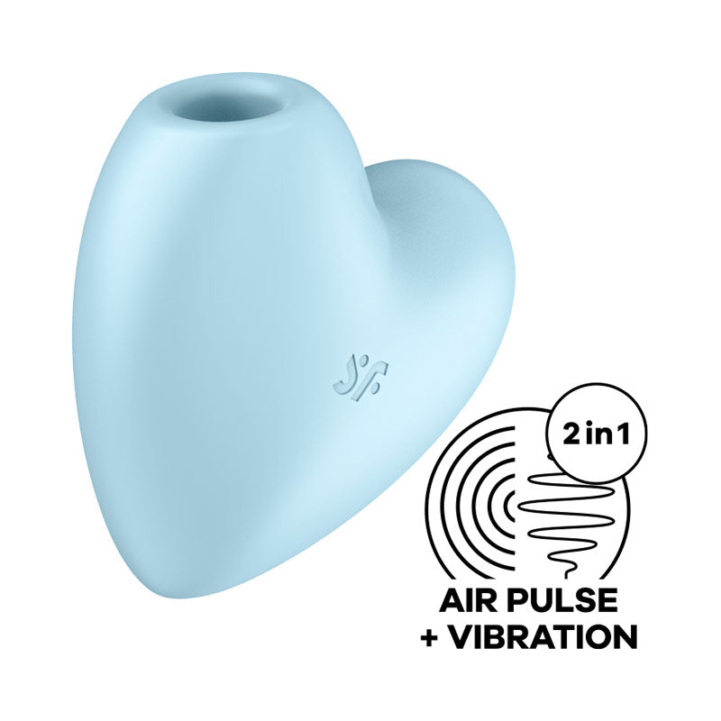 Buy Satisfyer Cutie Heart - Blue - Blue USB Rechargeable Air Pulsation Stimulator with Vibration at NZ’s Mega Adult Toys Store. Discover premium sex toys with discreet shipping at the best price in NZ