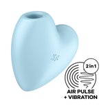 Buy Satisfyer Cutie Heart - Blue - Blue USB Rechargeable Air Pulsation Stimulator with Vibration at NZ’s Mega Adult Toys Store. Discover premium sex toys with discreet shipping at the best price in NZ