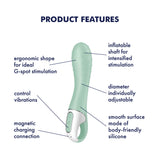 Buy Satisfyer Air Pump Vibrator 3 - Mint USB Rechargeable Inflatable Vibrator at NZ’s Mega Adult Toys Store. Discover premium sex toys with discreet shipping at the best price in NZ