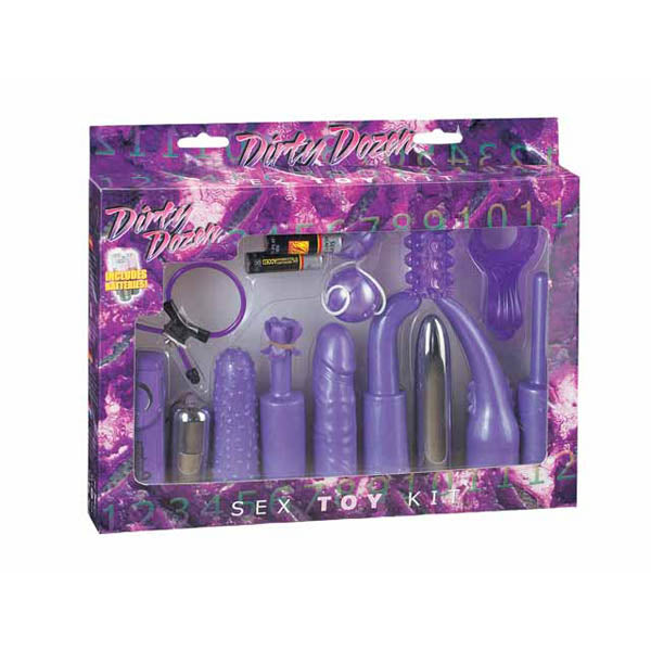 Buy Dirty Dozen - Purple Toy Kit - 12 Piece Set at NZ’s Mega Adult Toys Store. Discover premium sex toys with discreet shipping at the best price in NZ