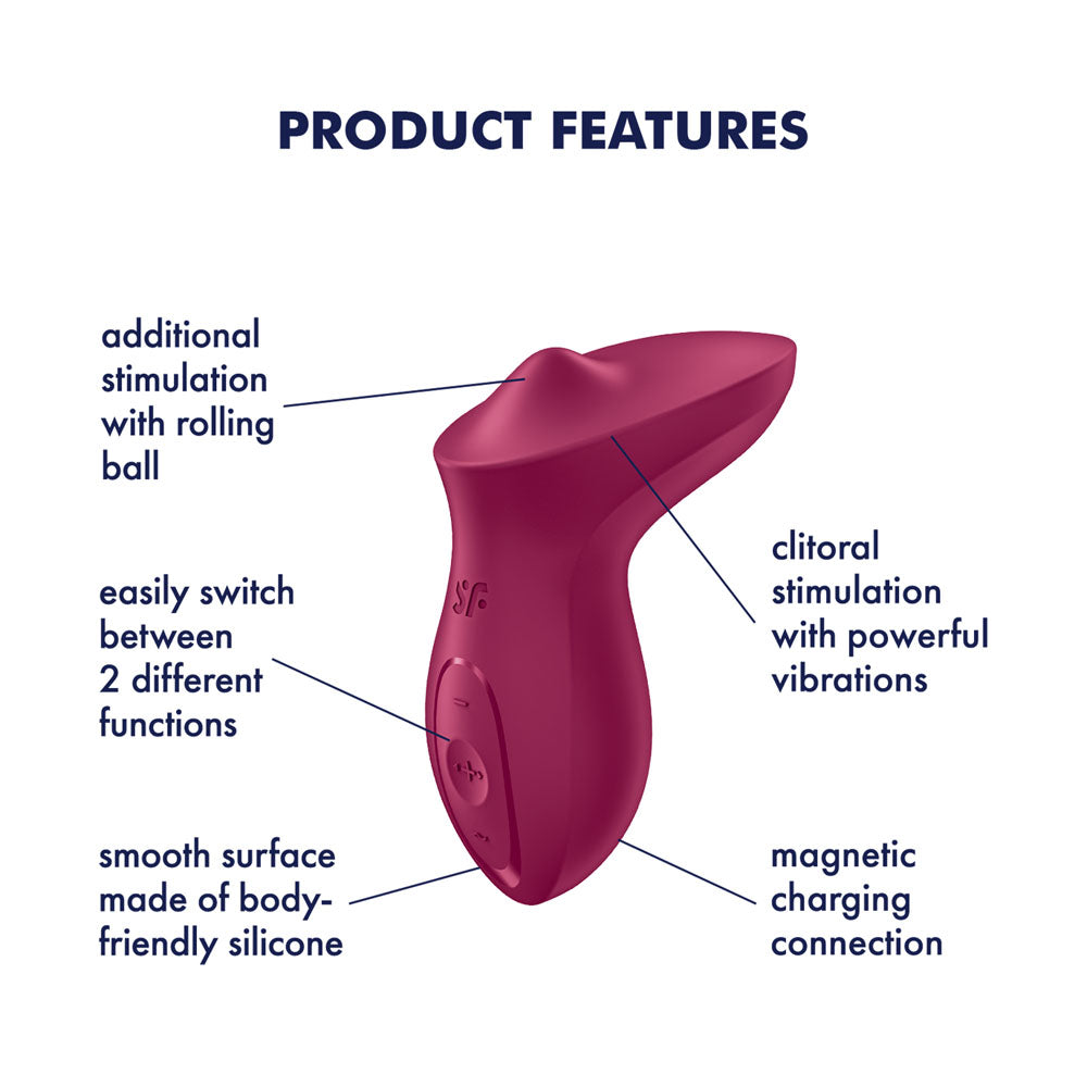 Buy Satisfyer Exciterrr - Berry USB Rechargeable Stimulator at NZ’s Mega Adult Toys Store. Discover premium sex toys with discreet shipping at the best price in NZ