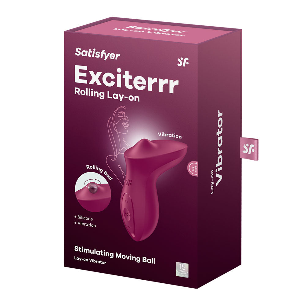 Buy Satisfyer Exciterrr - Berry USB Rechargeable Stimulator at NZ’s Mega Adult Toys Store. Discover premium sex toys with discreet shipping at the best price in NZ