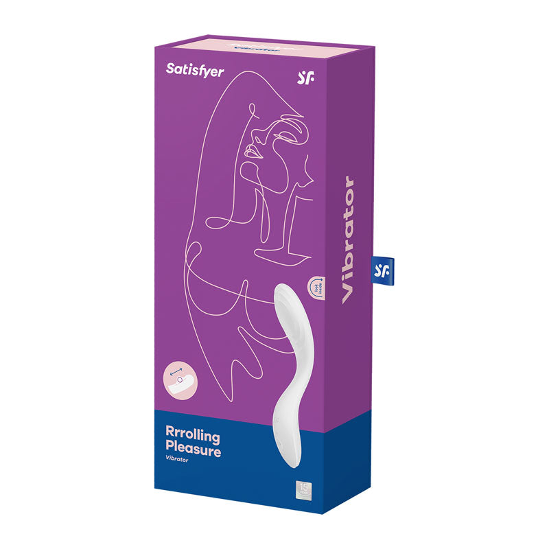 Buy Satisfyer Rrrolling Pleasure - White USB Rechargeable Vibrator at NZ’s Mega Adult Toys Store. Discover premium sex toys with discreet shipping at the best price in NZ