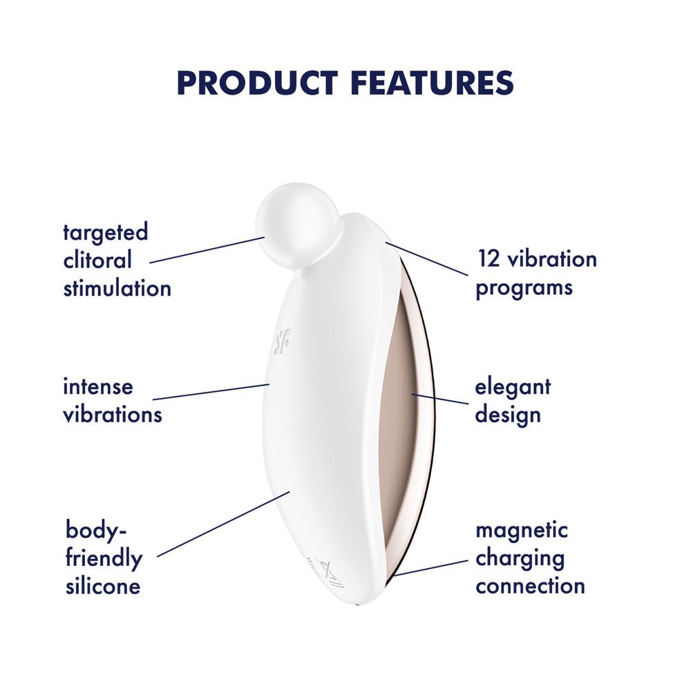 Buy Satisfyer Spot On 2 - White USB Rechargeable Stimulator at NZ’s Mega Adult Toys Store. Discover premium sex toys with discreet shipping at the best price in NZ