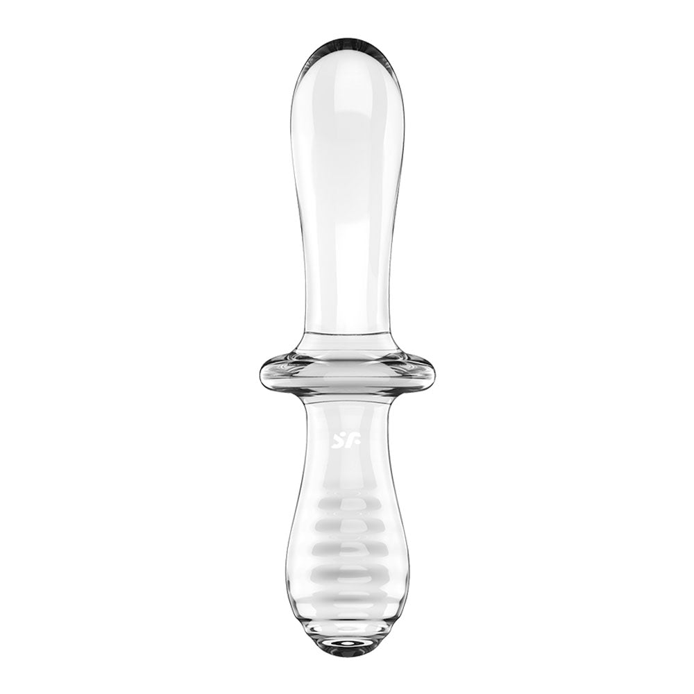 Buy Satisfyer Double Crystal - Clear Glass Double Ended Dildo at NZ’s Mega Adult Toys Store. Discover premium sex toys with discreet shipping at the best price in NZ