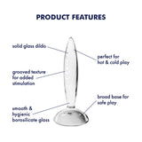 Buy Satisfyer Sparkling Crystal - Clear Glass Butt Plug at NZ’s Mega Adult Toys Store. Discover premium sex toys with discreet shipping at the best price in NZ