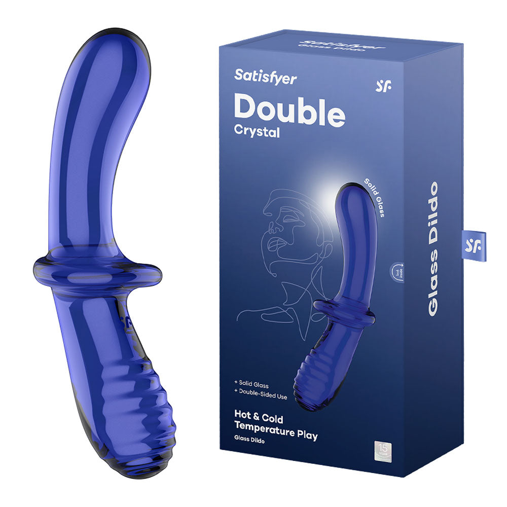 Buy Satisfyer Double Crystal - Blue - Blue Glass Double Ended Dildo at NZ’s Mega Adult Toys Store. Discover premium sex toys with discreet shipping at the best price in NZ