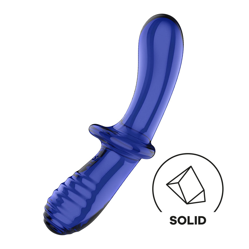 Buy Satisfyer Double Crystal - Blue - Blue Glass Double Ended Dildo at NZ’s Mega Adult Toys Store. Discover premium sex toys with discreet shipping at the best price in NZ