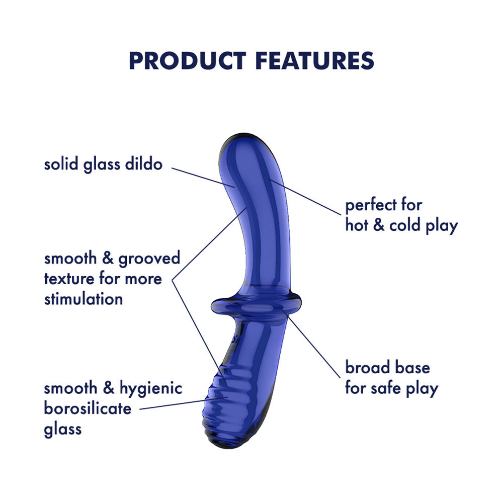 Buy Satisfyer Double Crystal - Blue - Blue Glass Double Ended Dildo at NZ’s Mega Adult Toys Store. Discover premium sex toys with discreet shipping at the best price in NZ