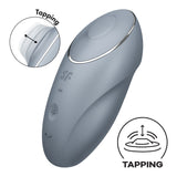 Buy Satisfyer Tap & Climax 1 - Bluegrey - Bluegrey USB Rechargeable Pulsing Stimulator at NZ’s Mega Adult Toys Store. Discover premium sex toys with discreet shipping at the best price in NZ