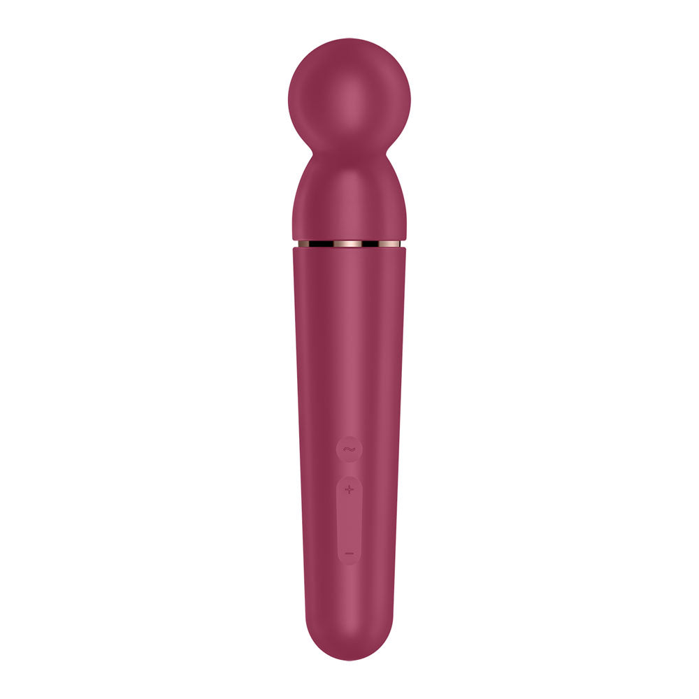 Buy Satisfyer Planet Wand - er - Berry - Berry/Rose Gold USB Rechargeable Massager Wand at NZ’s Mega Adult Toys Store. Discover premium sex toys with discreet shipping at the best price in NZ