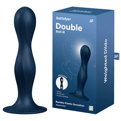 Buy Satisfyer Double Ball - R - Dark Blue - Dark Blue Anal Plug at NZ’s Mega Adult Toys Store. Discover premium sex toys with discreet shipping at the best price in NZ