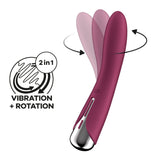 Buy Satisfyer Spinning Vibe 1 - Red - Red 17.8 cm USB Rechargeable Rotating Vibrator at NZ’s Mega Adult Toys Store. Discover premium sex toys with discreet shipping at the best price in NZ