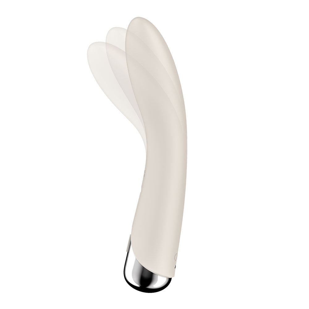 Buy Satisfyer Spinning Vibe 1 - Beige - Beige 17.8 cm USB Rechargeable Rotating Vibrator at NZ’s Mega Adult Toys Store. Discover premium sex toys with discreet shipping at the best price in NZ