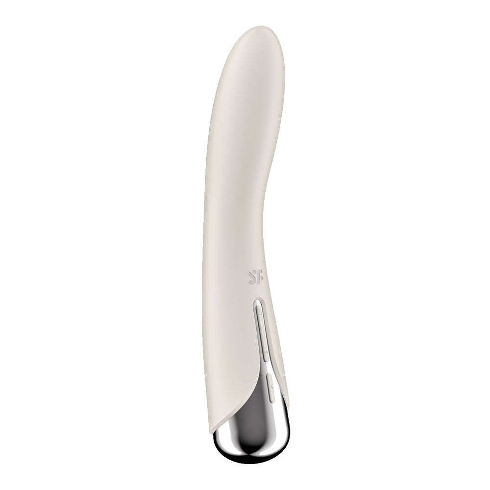 Buy Satisfyer Spinning Vibe 1 - Beige - Beige 17.8 cm USB Rechargeable Rotating Vibrator at NZ’s Mega Adult Toys Store. Discover premium sex toys with discreet shipping at the best price in NZ