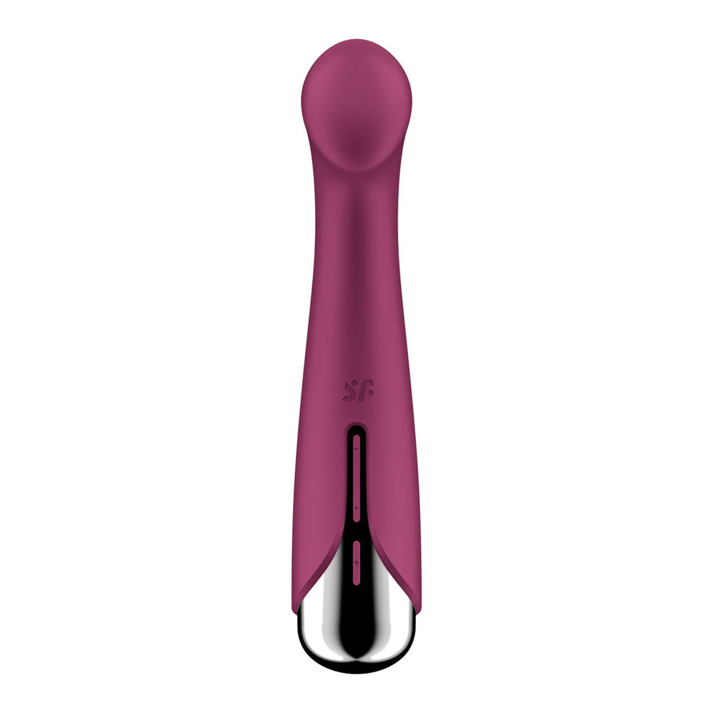 Buy Satisfyer Spinning G - Spot 1 - Red - Red 16.5 cm USB Rechargeable Rotating Vibrator at NZ’s Mega Adult Toys Store. Discover premium sex toys with discreet shipping at the best price in NZ