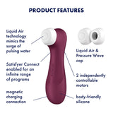 Buy Satisfyer Pro 2 Generation 3 with App Control - Wine Red - Wine Red Touch - Free USB - Rechargeable Clitoral Stimulator at NZ’s Mega Adult Toys Store. Discover premium sex toys with discreet shipping at the best price in NZ