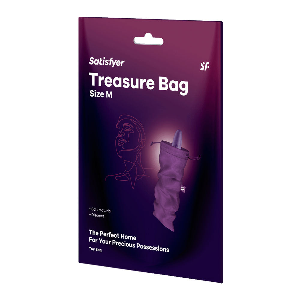 Buy Satisfyer Treasure Bag Medium - Violet - Violet Medium Toy Storage Bag at NZ’s Mega Adult Toys Store. Discover premium sex toys with discreet shipping at the best price in NZ