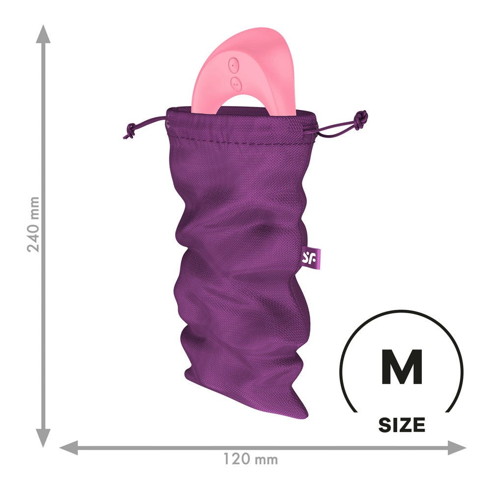 Buy Satisfyer Treasure Bag Medium - Violet - Violet Medium Toy Storage Bag at NZ’s Mega Adult Toys Store. Discover premium sex toys with discreet shipping at the best price in NZ