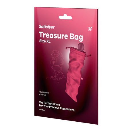 Buy Satisfyer Treasure Bag XLarge - Pink - Pink XL Toy Storage Bag at NZ’s Mega Adult Toys Store. Discover premium sex toys with discreet shipping at the best price in NZ