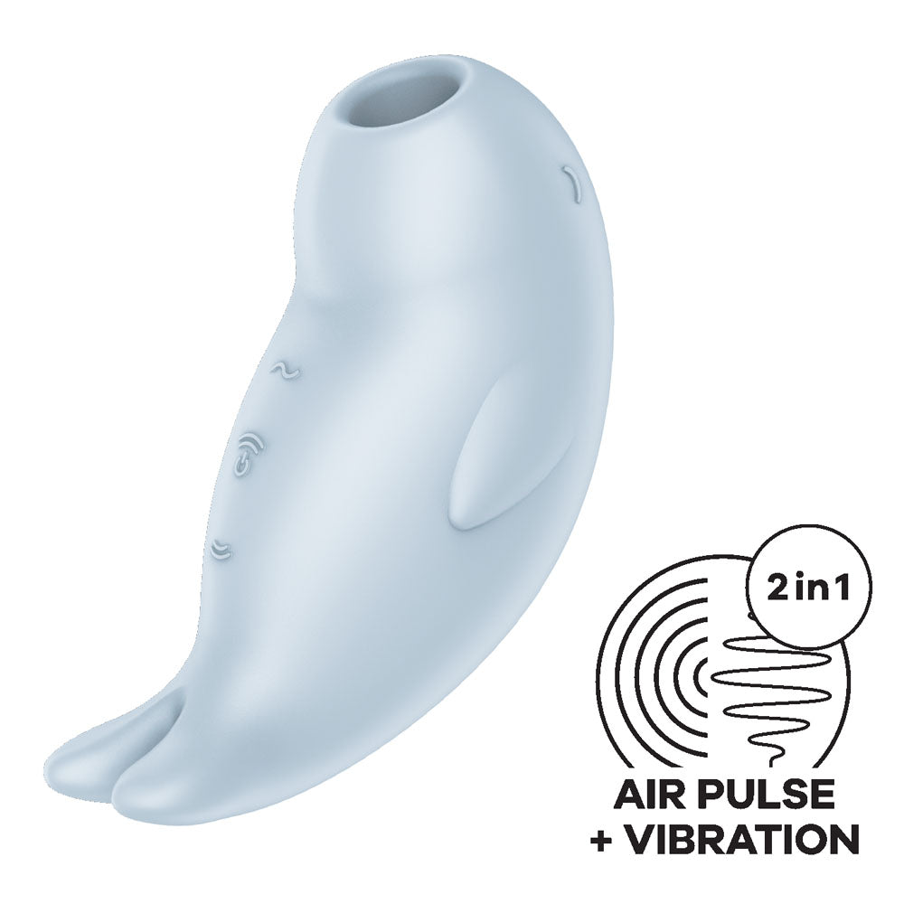 Buy Satisfyer Seal You Soon - Baby Blue USB Rechargeable Air Pulse Stimulator at NZ’s Mega Adult Toys Store. Discover premium sex toys with discreet shipping at the best price in NZ