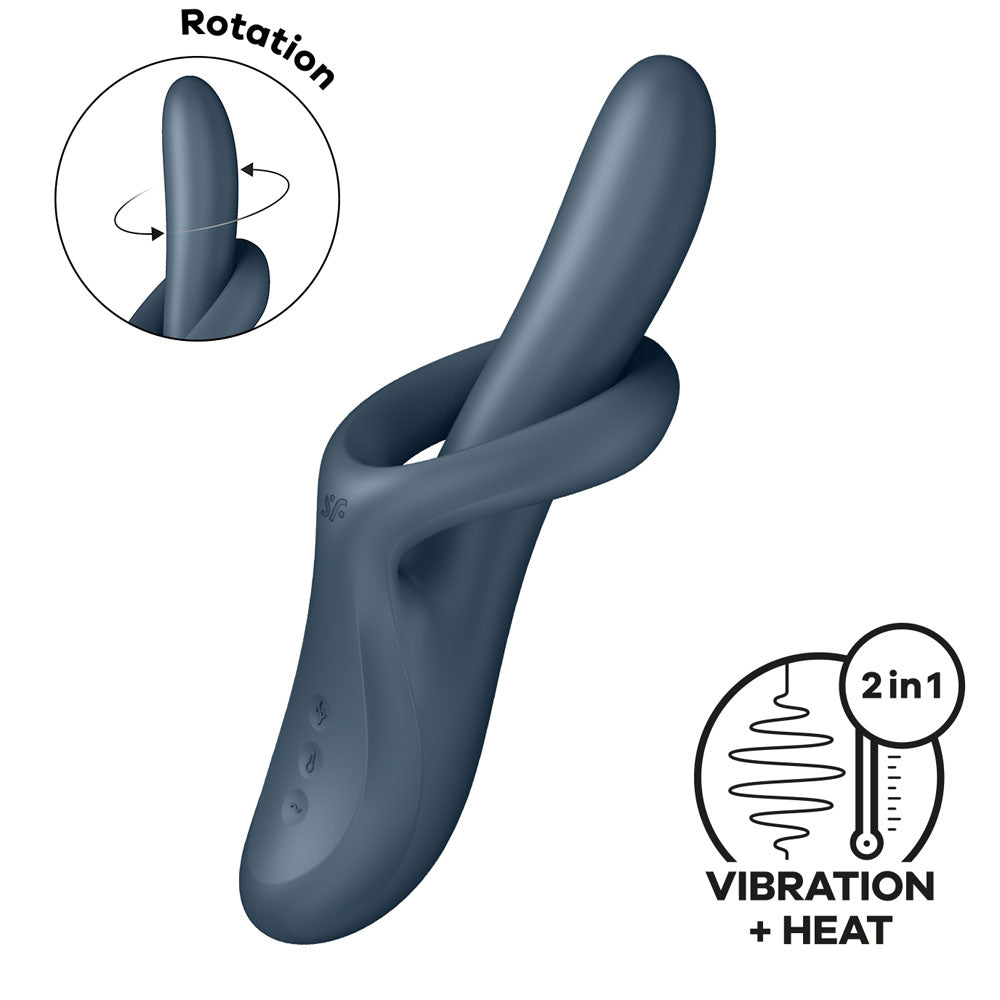 Buy Satisfyer Heat Flex 4 - Grey - Grey USB Rechargeable Heating Vibrator at NZ’s Mega Adult Toys Store. Discover premium sex toys with discreet shipping at the best price in NZ