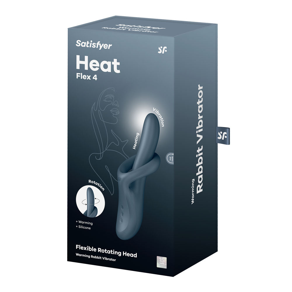 Buy Satisfyer Heat Flex 4 - Grey - Grey USB Rechargeable Heating Vibrator at NZ’s Mega Adult Toys Store. Discover premium sex toys with discreet shipping at the best price in NZ