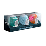 Buy Satisfyer Masturbator Eggs - Mixed 3 Pack #2 - Set of 3 Stroker Sleeves at NZ’s Mega Adult Toys Store. Discover premium sex toys with discreet shipping at the best price in NZ