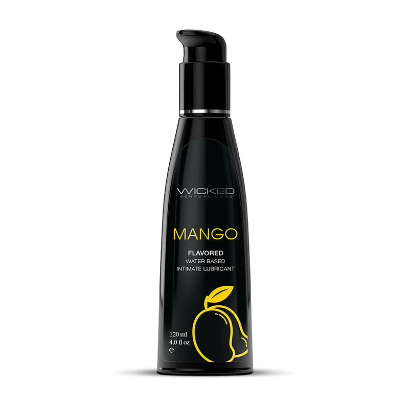 Buy Wicked Aqua Mango - Mango Flavoured Water Based Lubricant - 120 ml (4 oz) Bottle at NZ’s Mega Adult Toys Store. Discover premium sex toys with discreet shipping at the best price in NZ